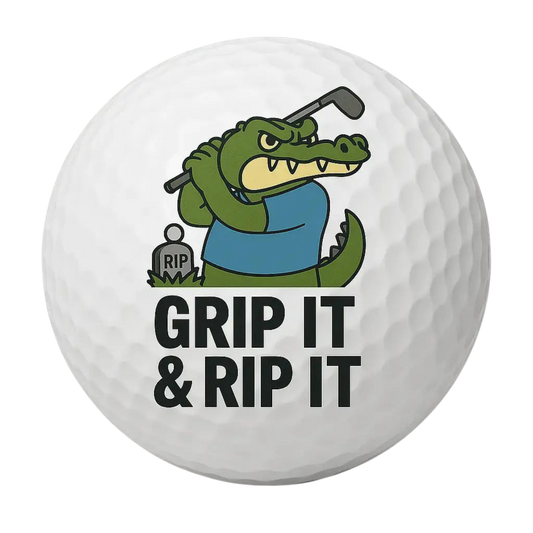 Grip It & Rip It | Funny Croc Golf Ball - Bogey Blokes
