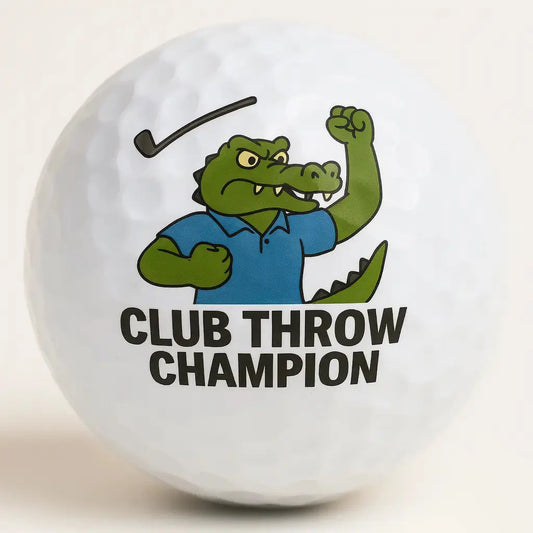 Club Throw Champion | Angry Croc Golf Ball - Bogey Blokes