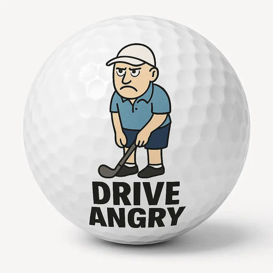 Drive Angry | Angry Golfer Ball - Bogey Blokes