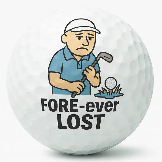 FORE-ever Lost | Funny Lost Ball Design - Bogey Blokes