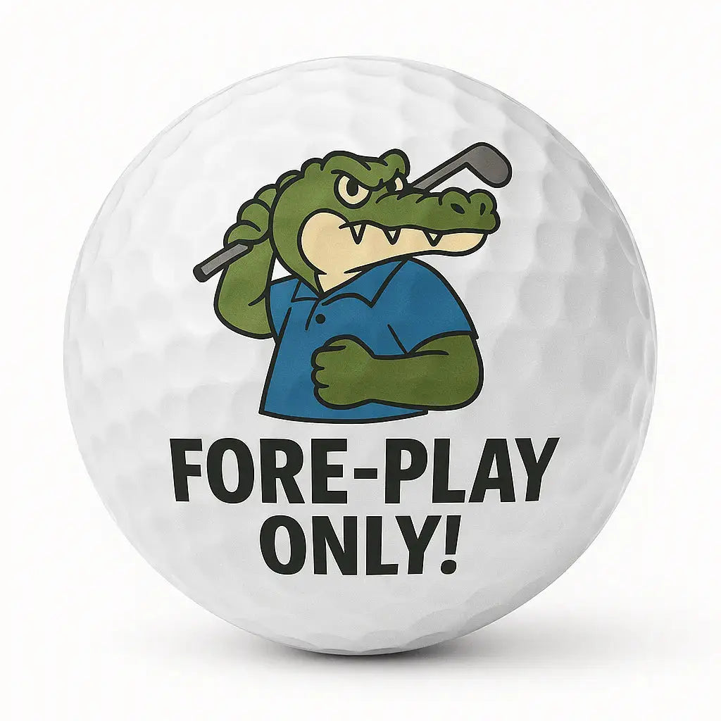 Fore-Play Only | Cheeky Croc Golf Ball - Bogey Blokes