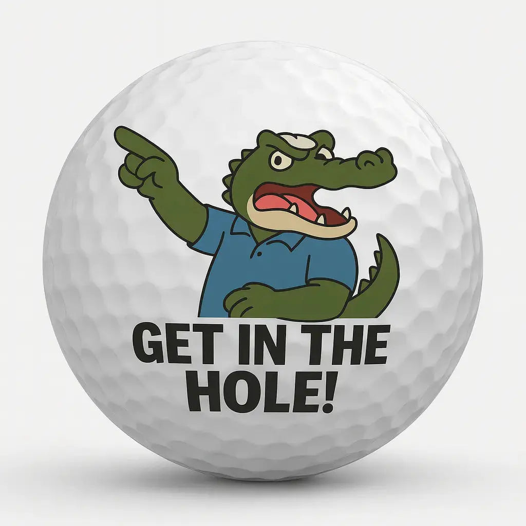 Get in the Hole! | Shouting Croc Golf Ball - Bogey Blokes