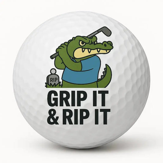 Grip It & Rip It | Funny Croc Golf Ball - Bogey Blokes