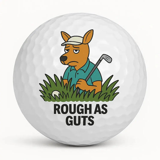Rough As Guts | Aussie Kangaroo Golf Ball - Bogey Blokes