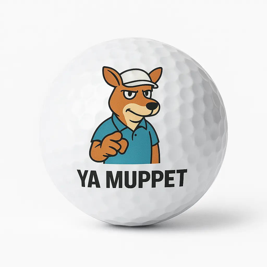Roo'd Awakening | Funny Kangaroo Golf Ball Set of 4 by Bogey Blokes - Bogey Blokes